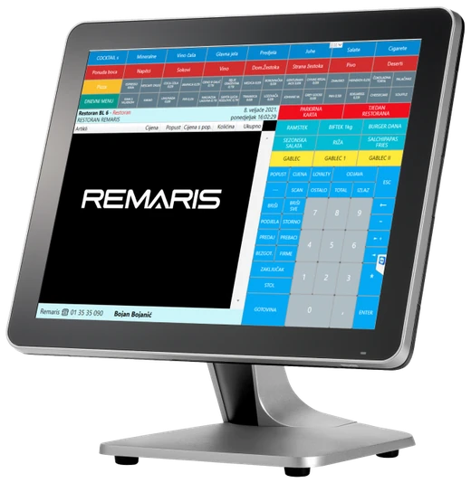 A Remaris point-of-sale terminal